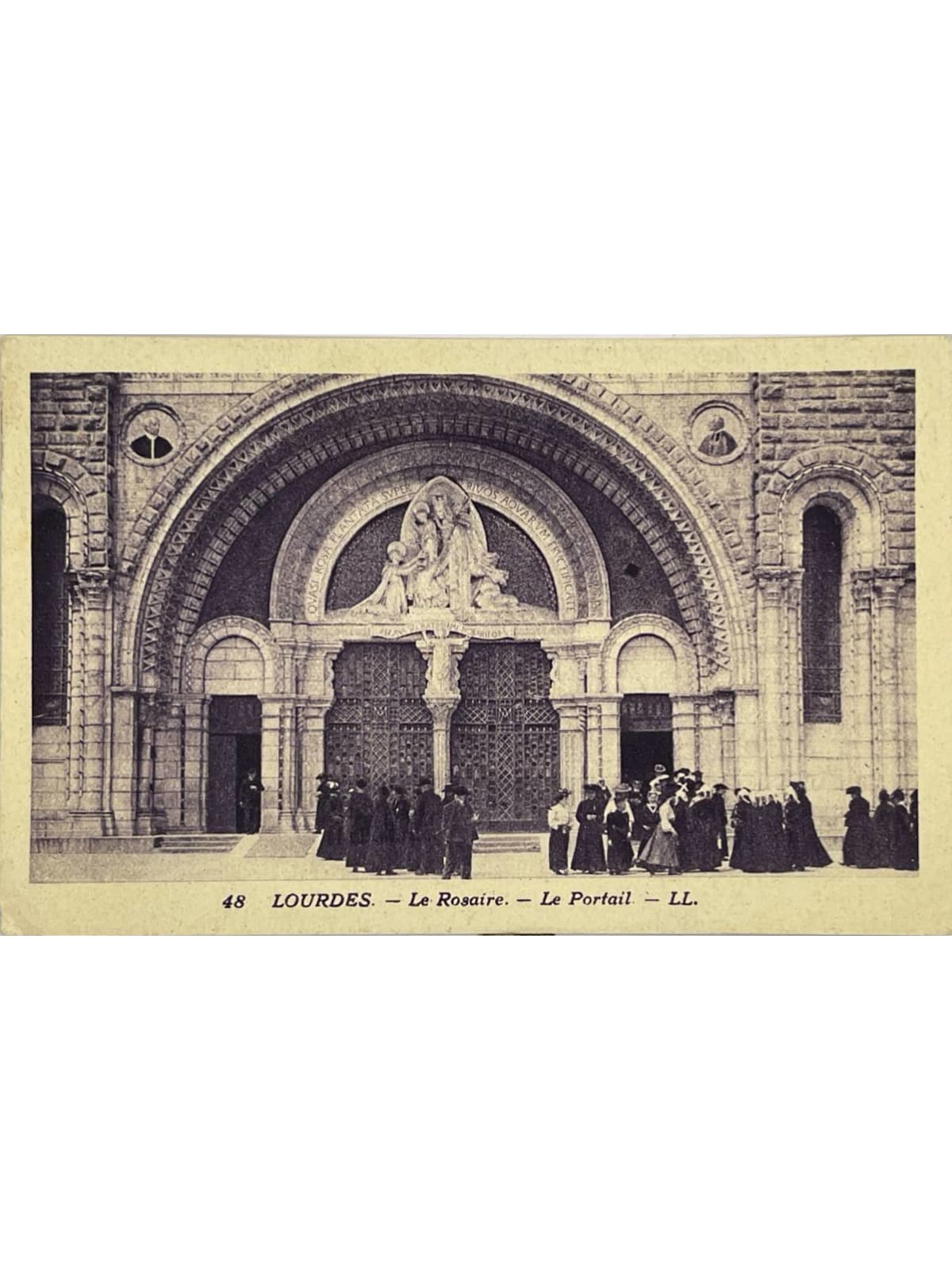 Recto de la carte postale