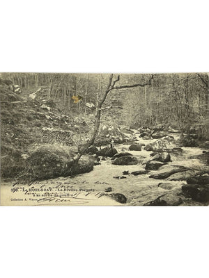 Huelgoat – La Rivière d'Argent à sa sortie du gouffre – CPA n° 338