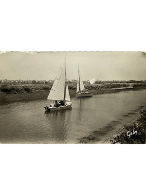 Ars-en-Ré – Sortie du Fier et yachts – Île de Ré – CPSM 1957