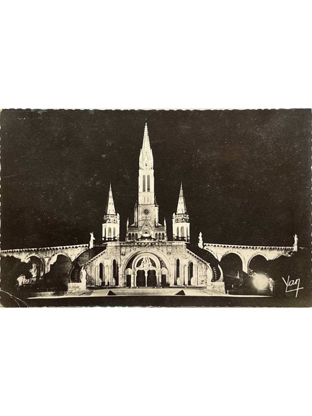 Recto de la carte postale