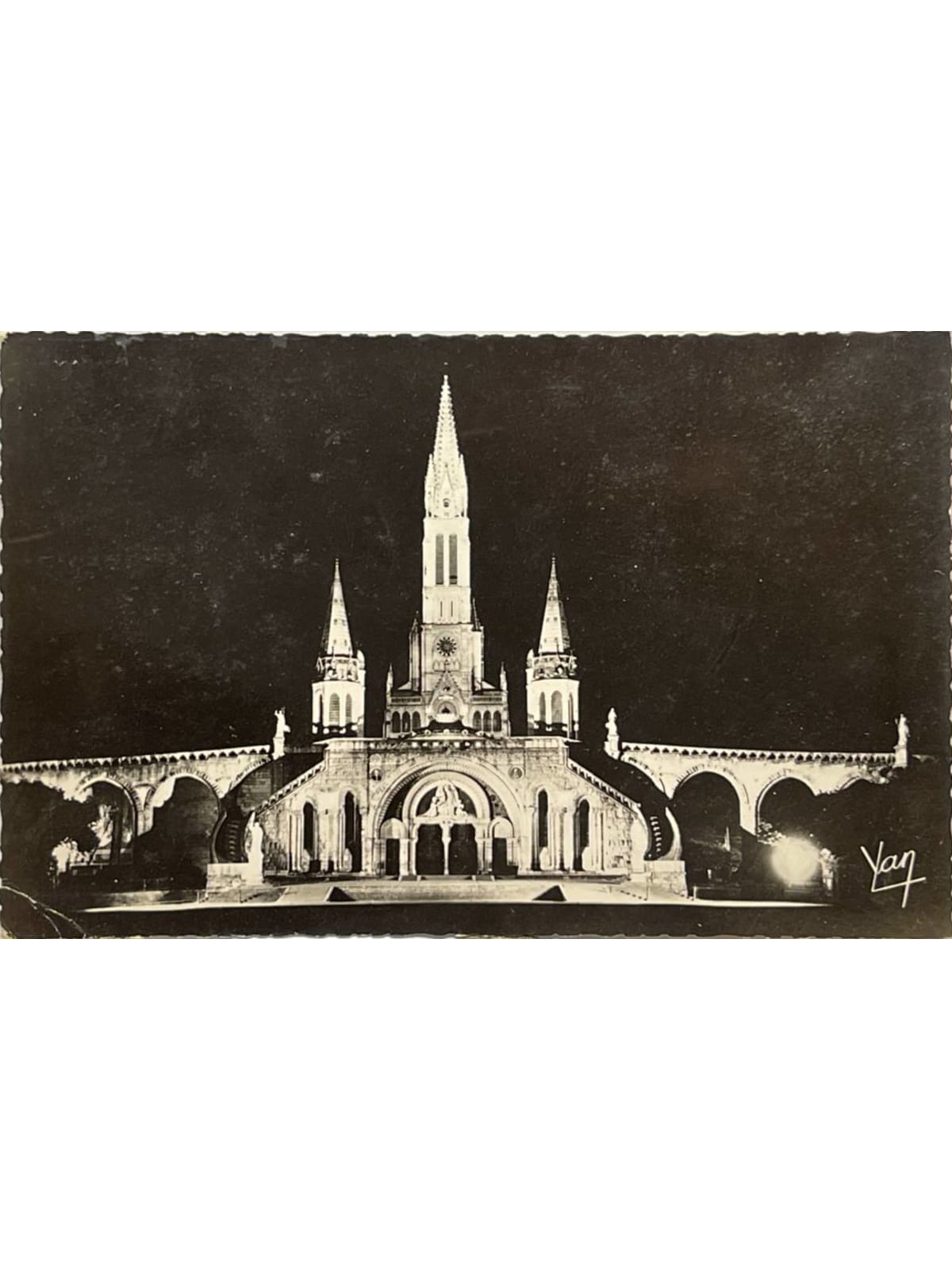 Recto de la carte postale