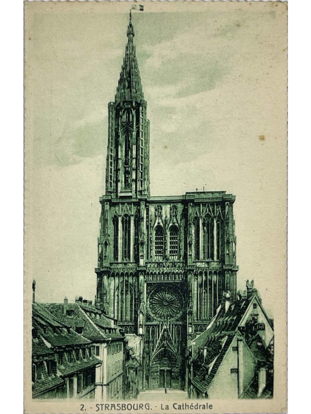 Recto de la carte postale