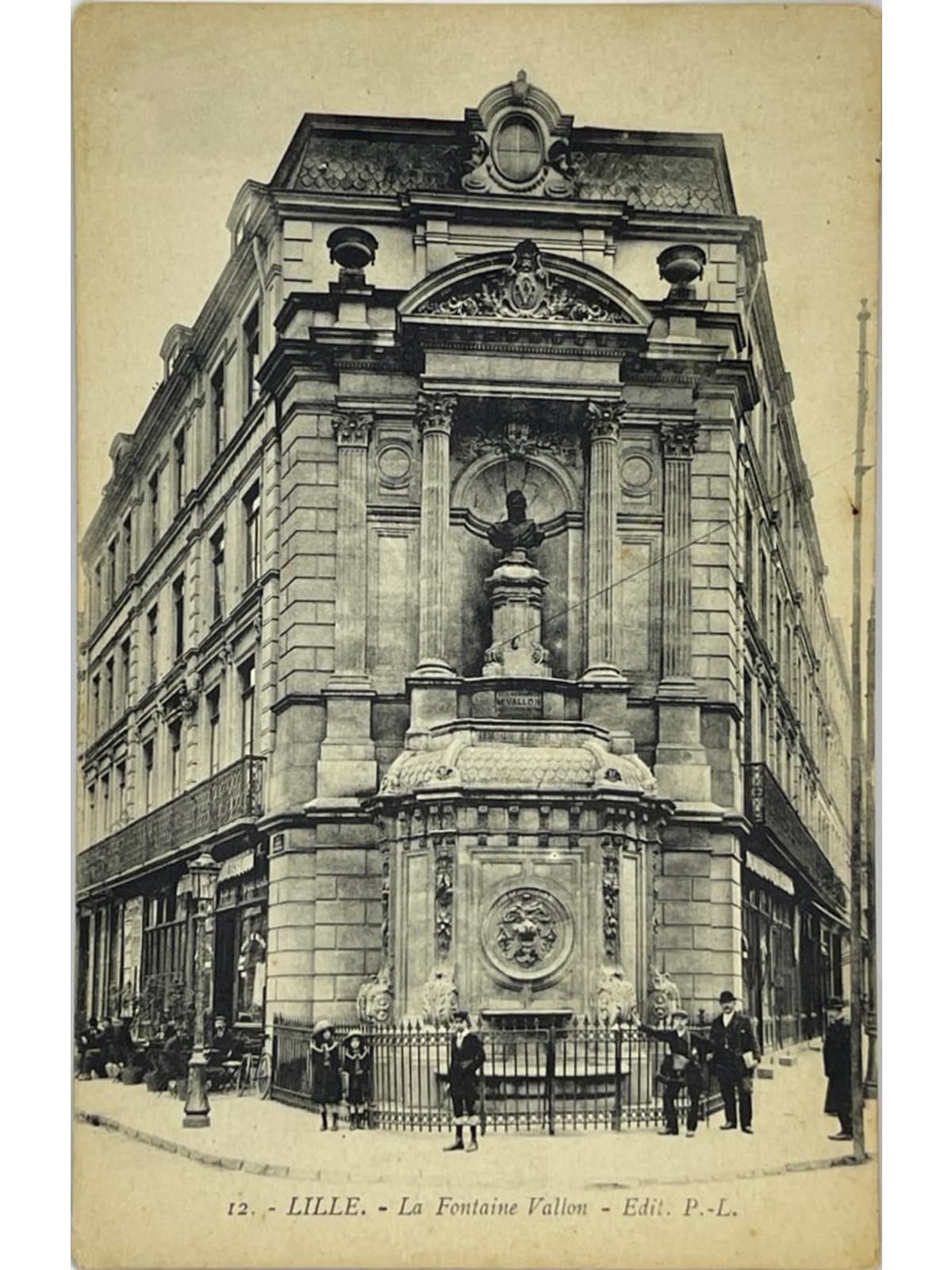 Recto de la carte postale