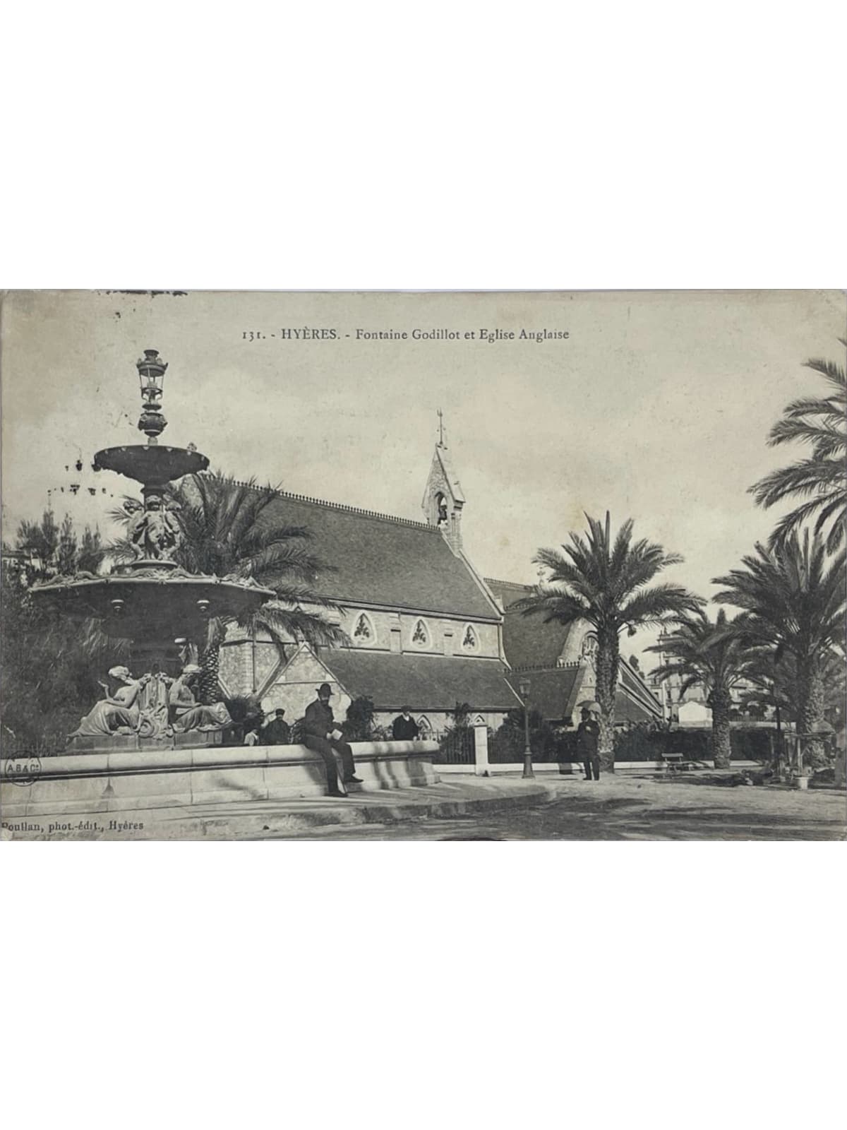 Recto de la carte postale