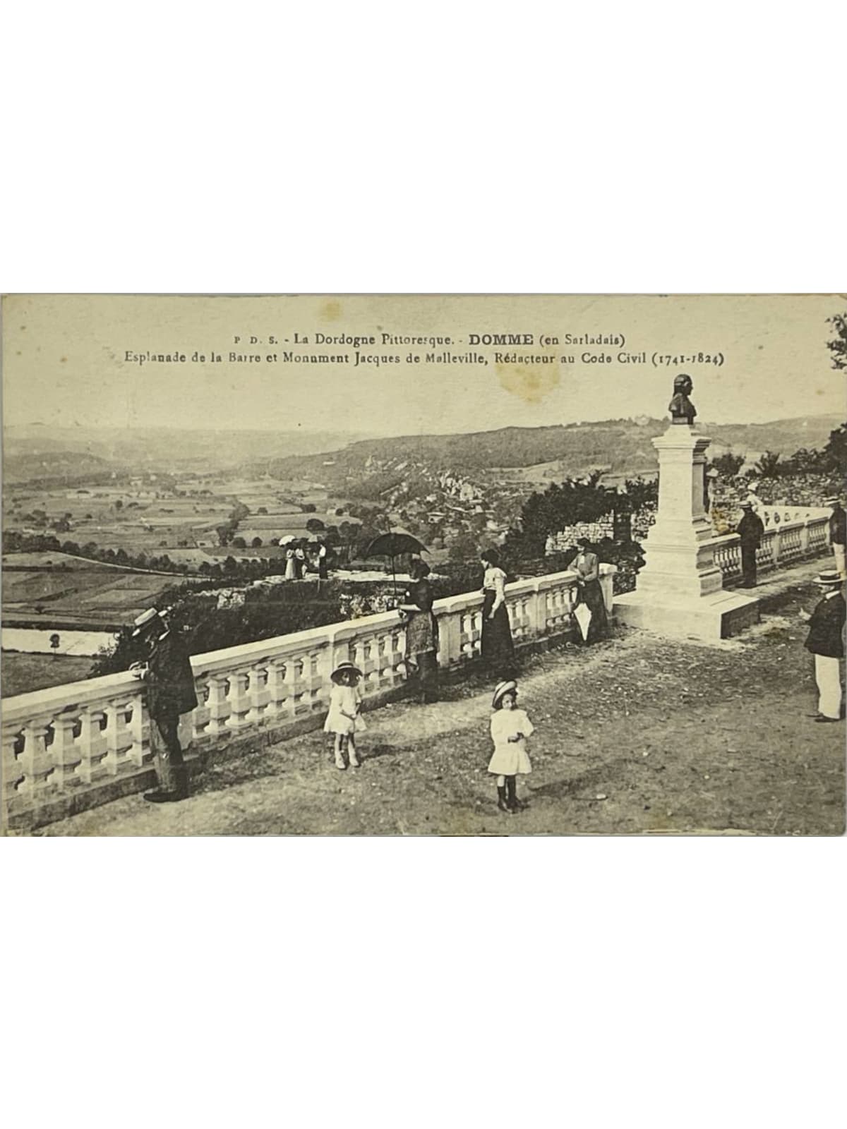 Recto de la carte postale