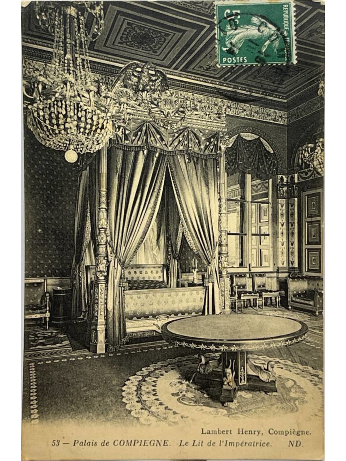 Recto de la carte postale