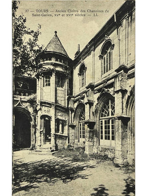 Tours – Ancien cloître des chanoines de Saint-Gatien – CPA LL