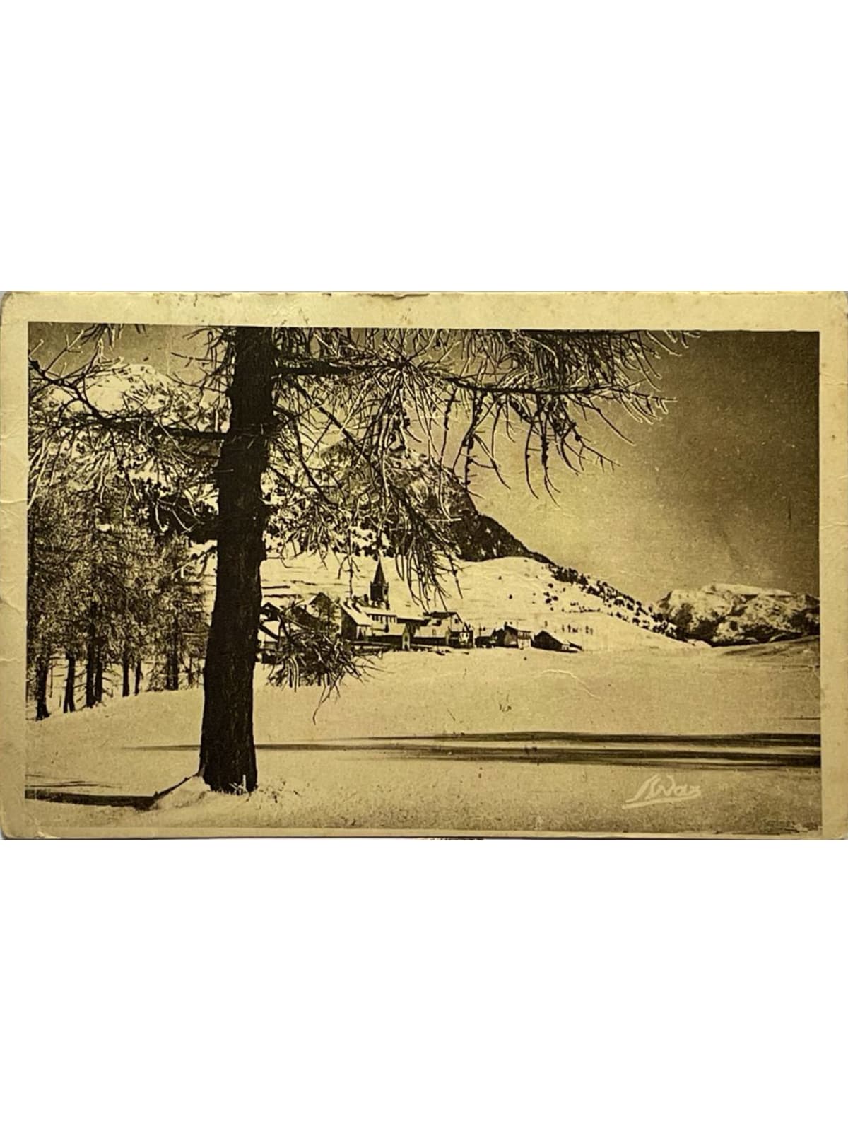 Recto de la carte postale