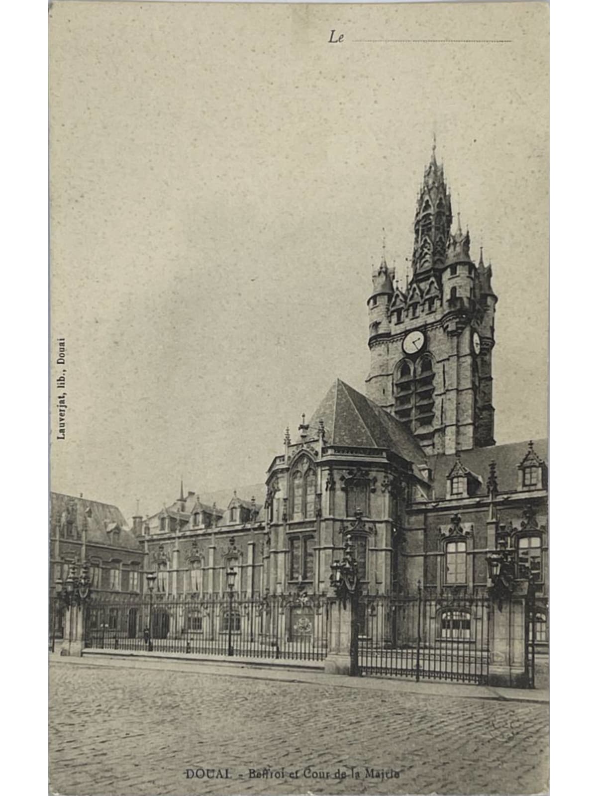 Recto de la carte postale