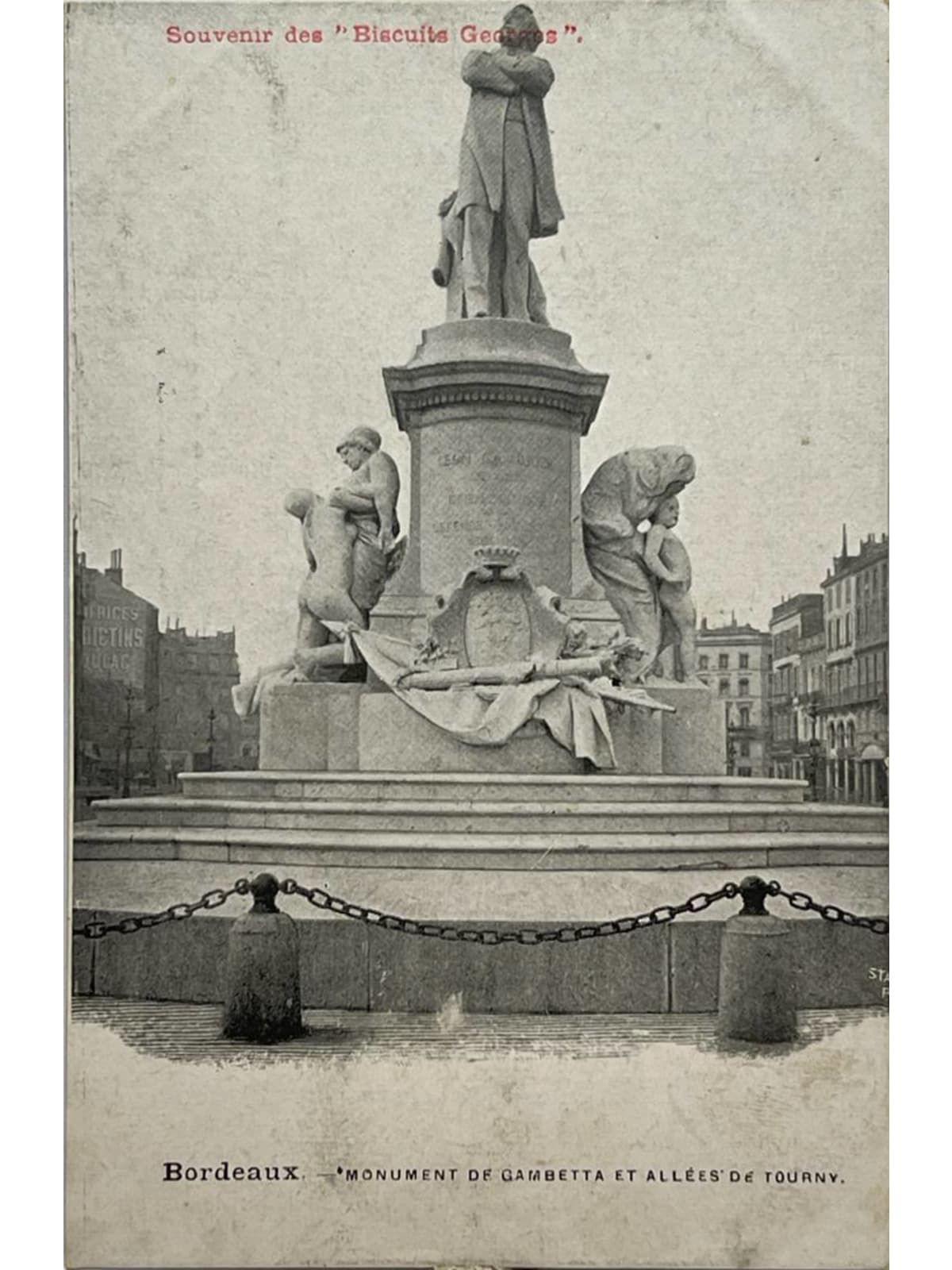 Recto de la carte postale