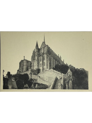 Le Mont-Saint-Michel – Abbaye, La Merveille vue des remparts – CPA n° 42