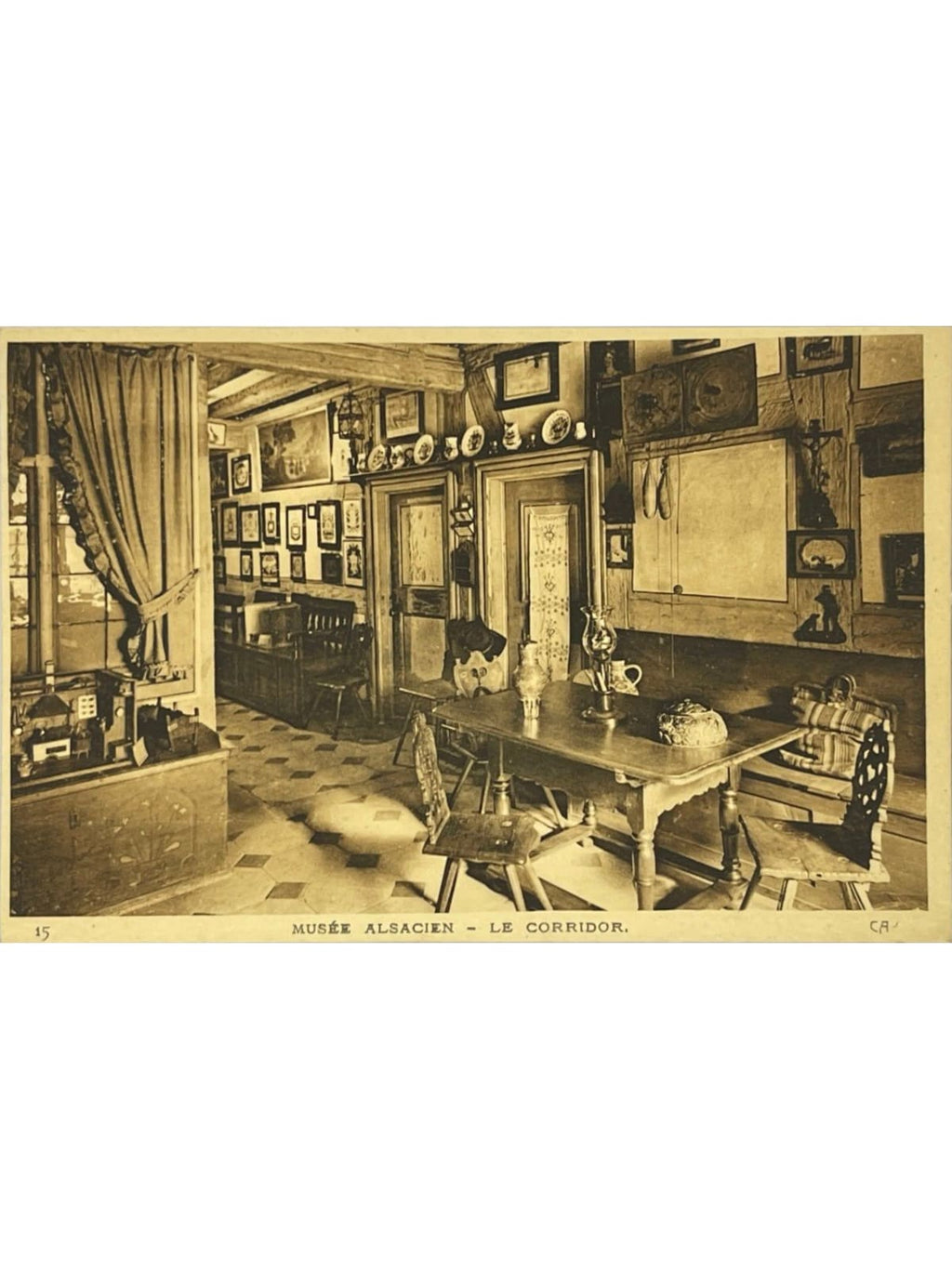 Recto de la carte postale