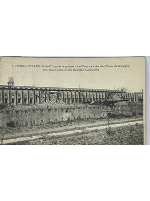 Hénin-Liétard – Fours à coke des Mines de Dourges après la guerre – CPA n° 7