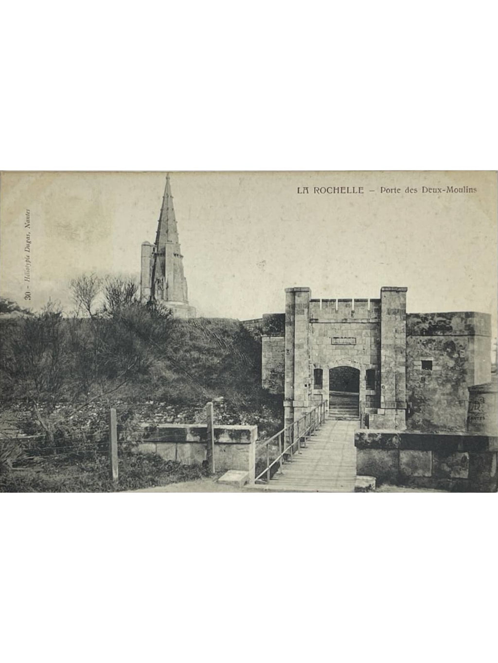 Recto de la carte postale