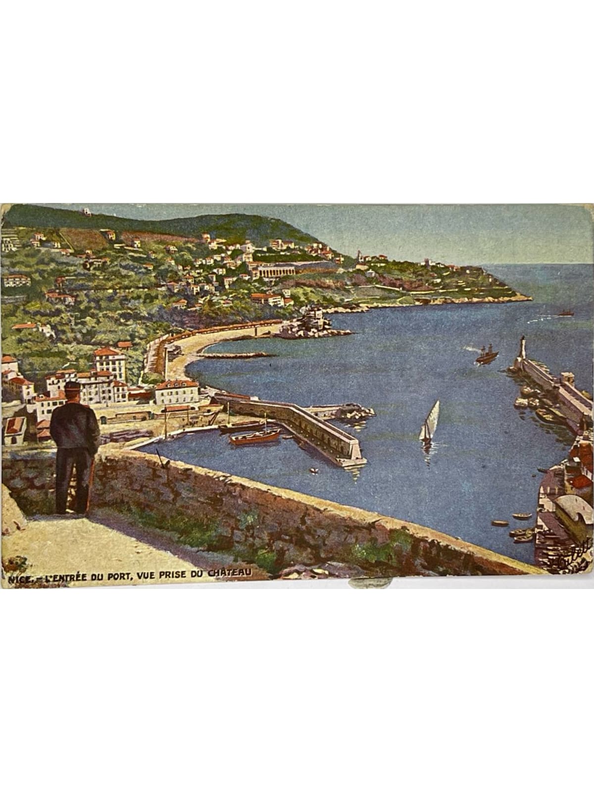 Recto de la carte postale