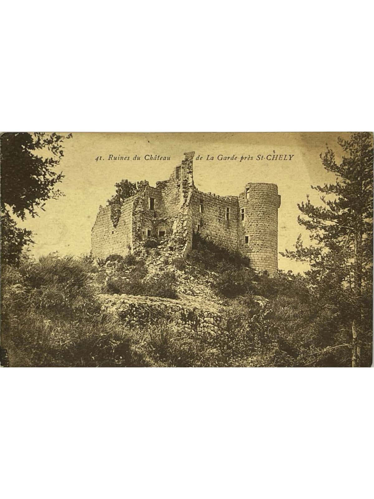 Recto de la carte postale