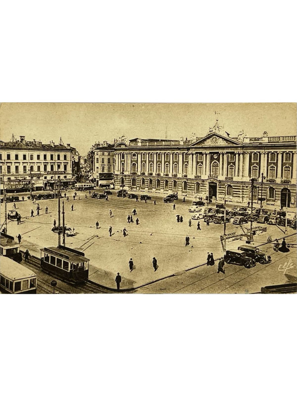 Recto de la carte postale