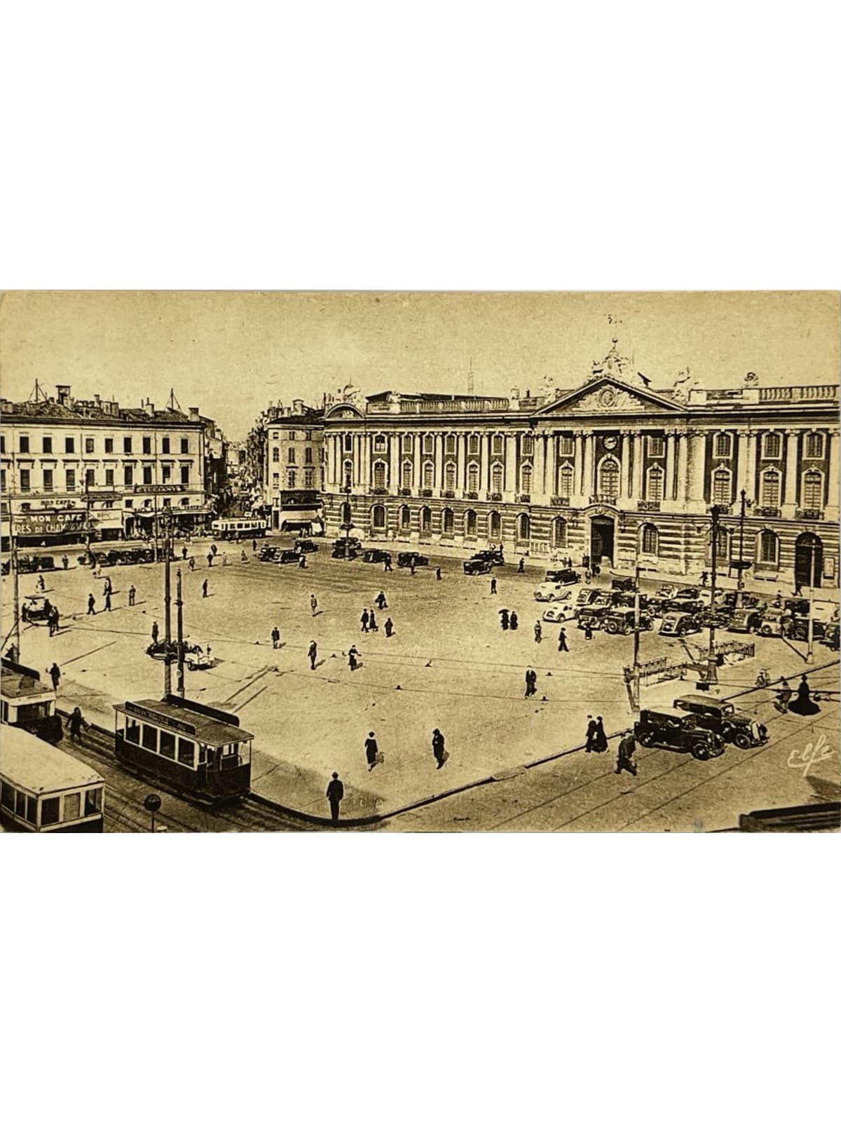 Recto de la carte postale