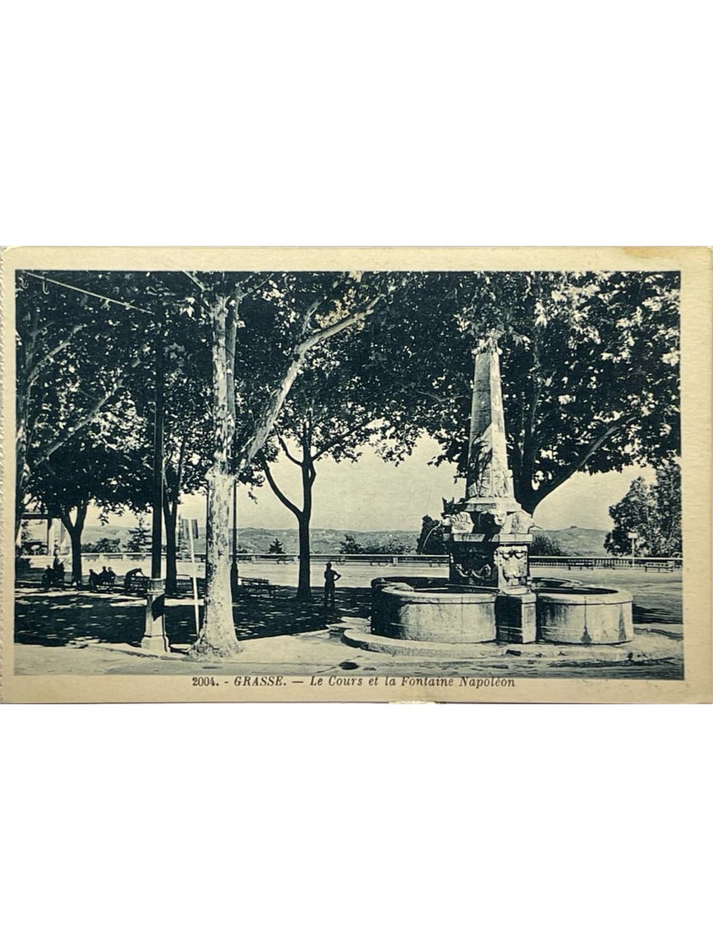 Recto de la carte postale