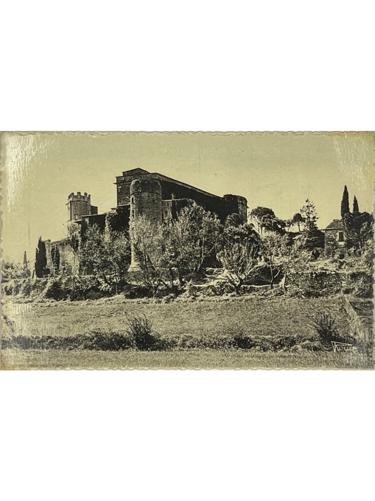 Recto de la carte postale