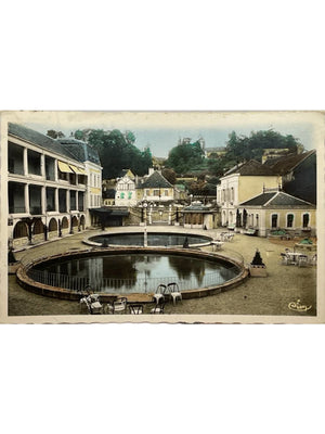 Bourbon-Lancy (71) – Thermes et bassins de refroidissement – CPSM Combier