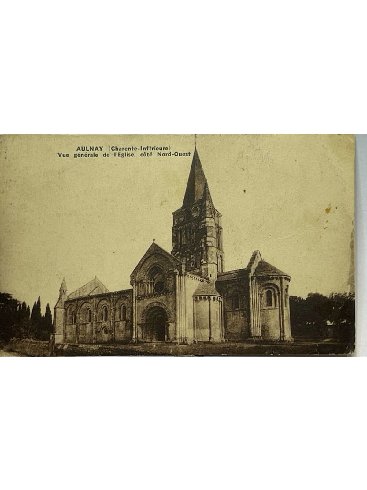 Recto de la carte postale