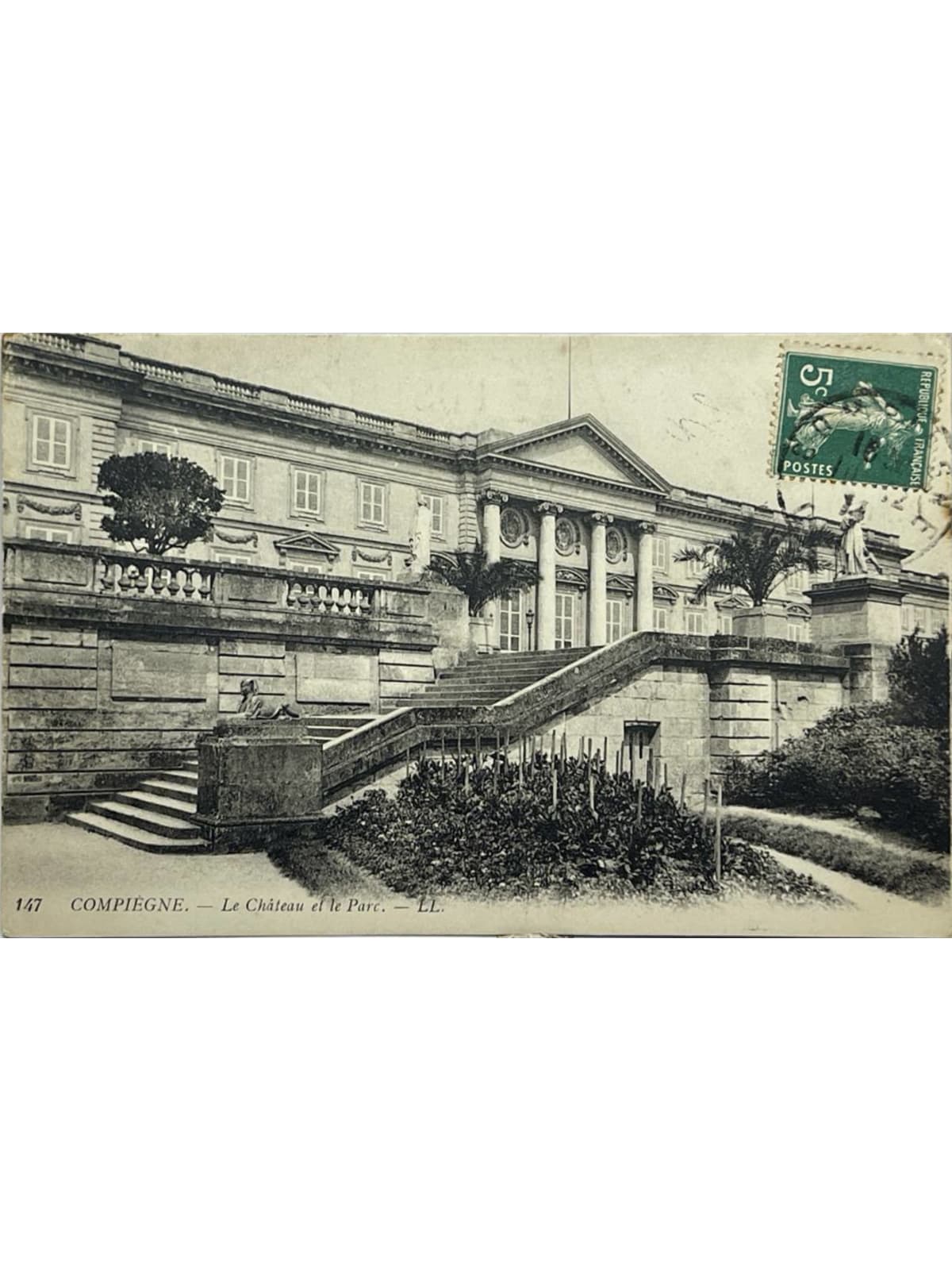 Recto de la carte postale