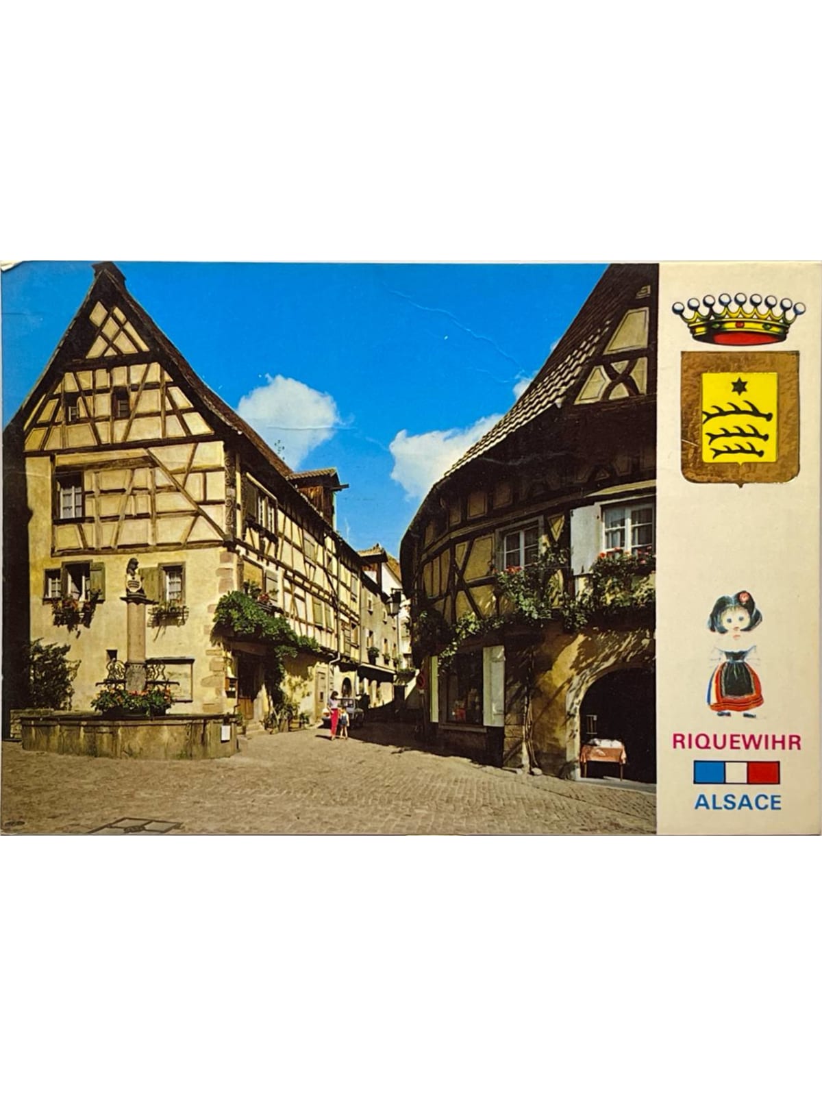 Recto de la carte postale