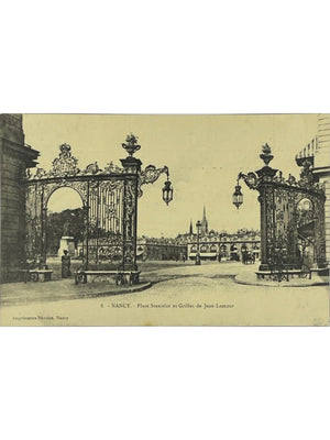 Nancy – Place Stanislas et grilles de Jean Lamour – CPA ancienne