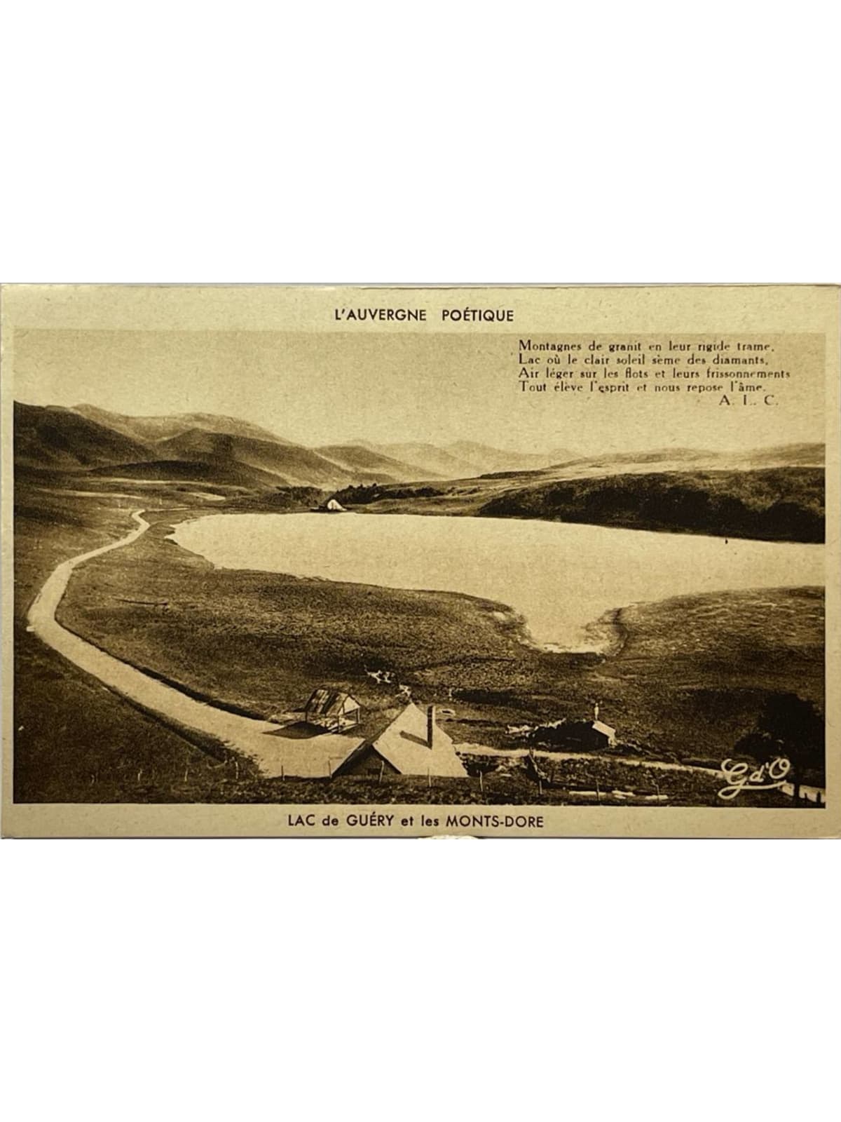 Recto de la carte postale