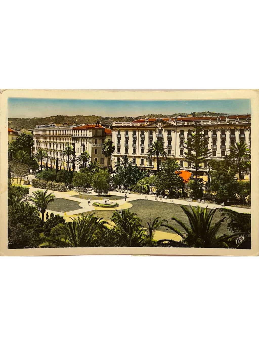 Recto de la carte postale
