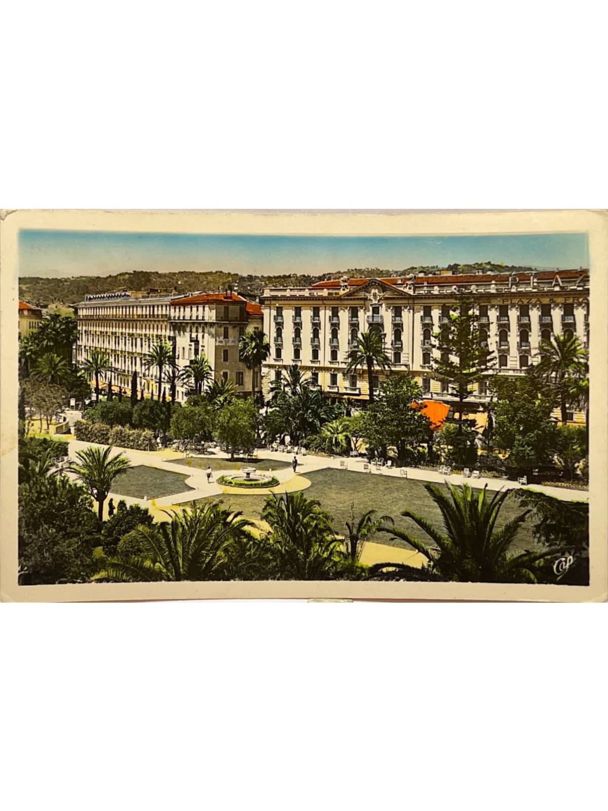 Recto de la carte postale