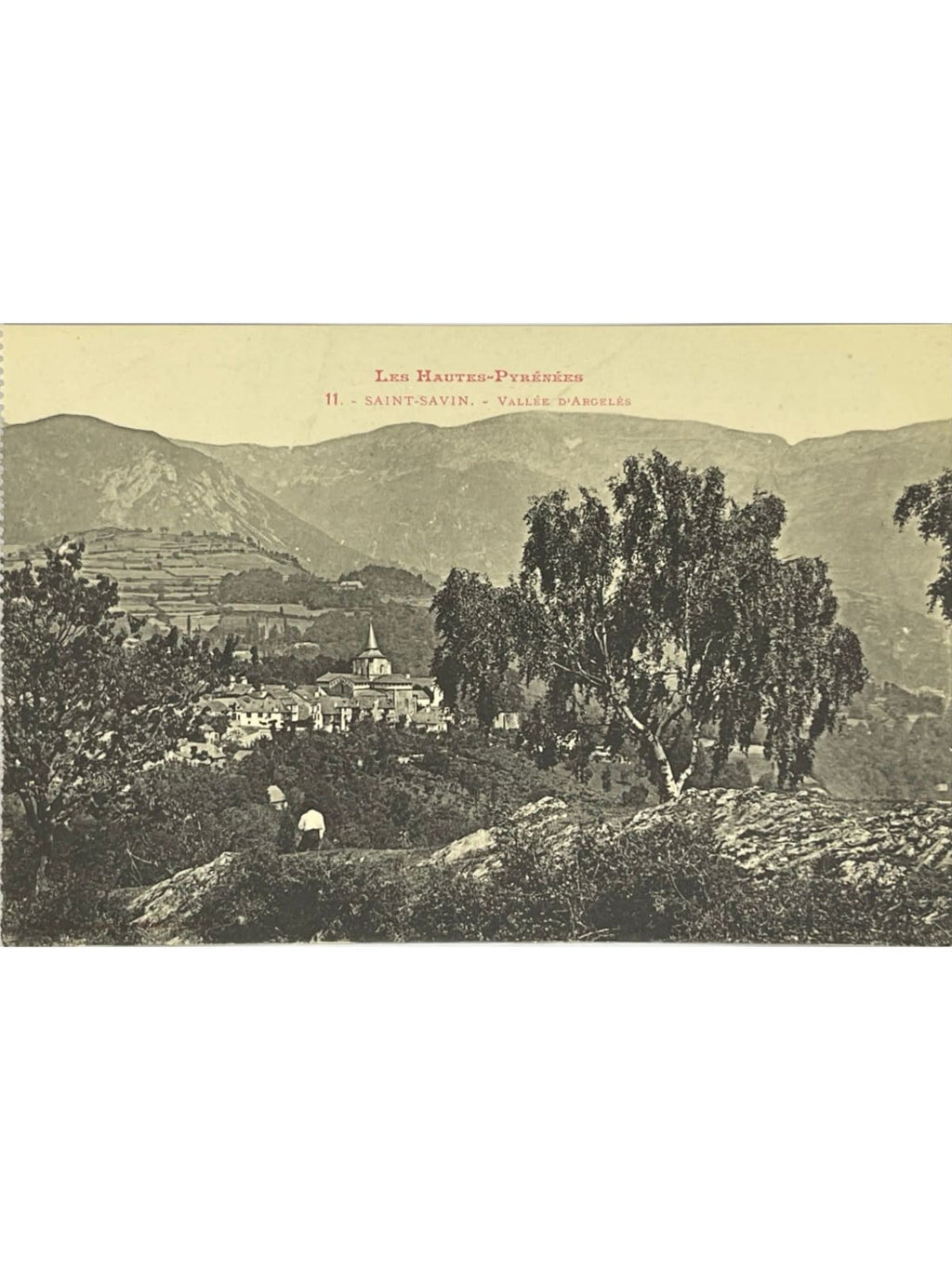 Recto de la carte postale