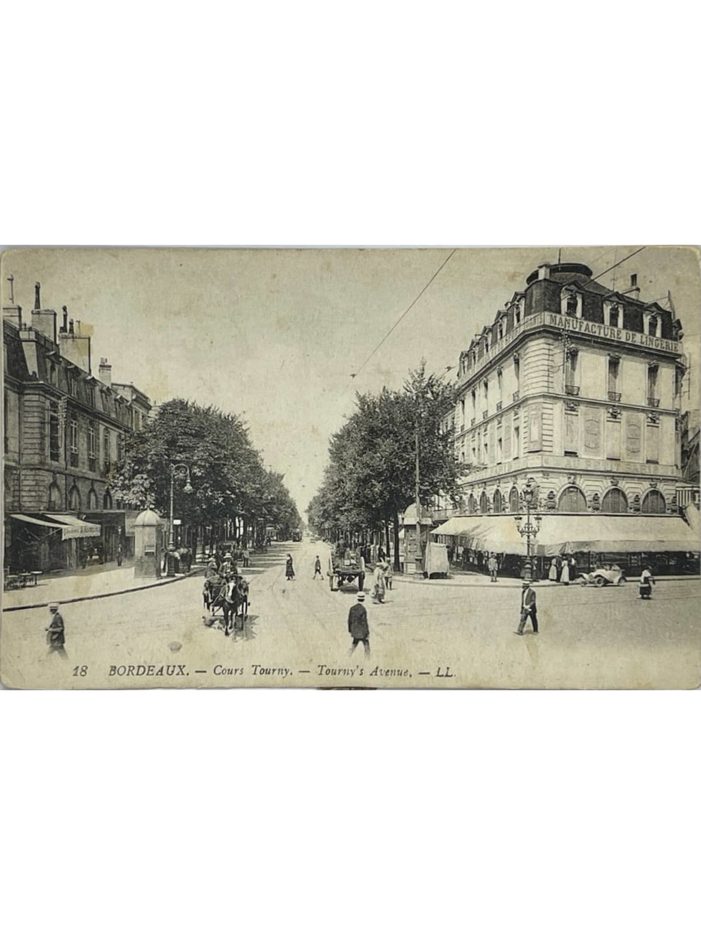 Recto de la carte postale