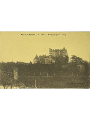 Nogent-le-Rotrou – Château Saint-Jean, côté ouest – CPA ancienne