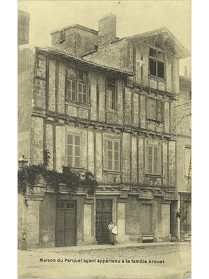 Saint-Loup-sur-Thouet – Maison du Parquet, famille Arouet – CPA