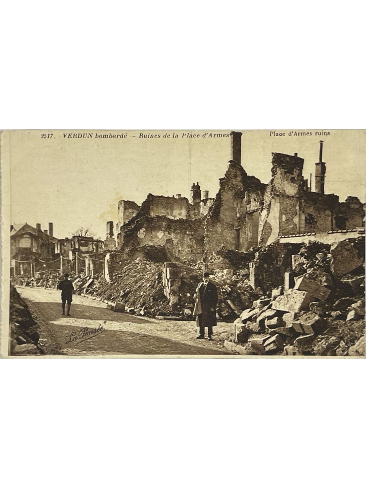 Recto de la carte postale