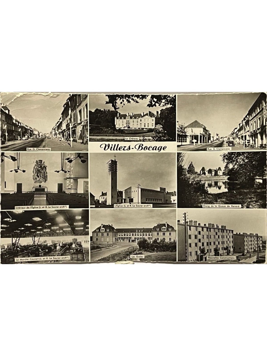 Recto de la carte postale