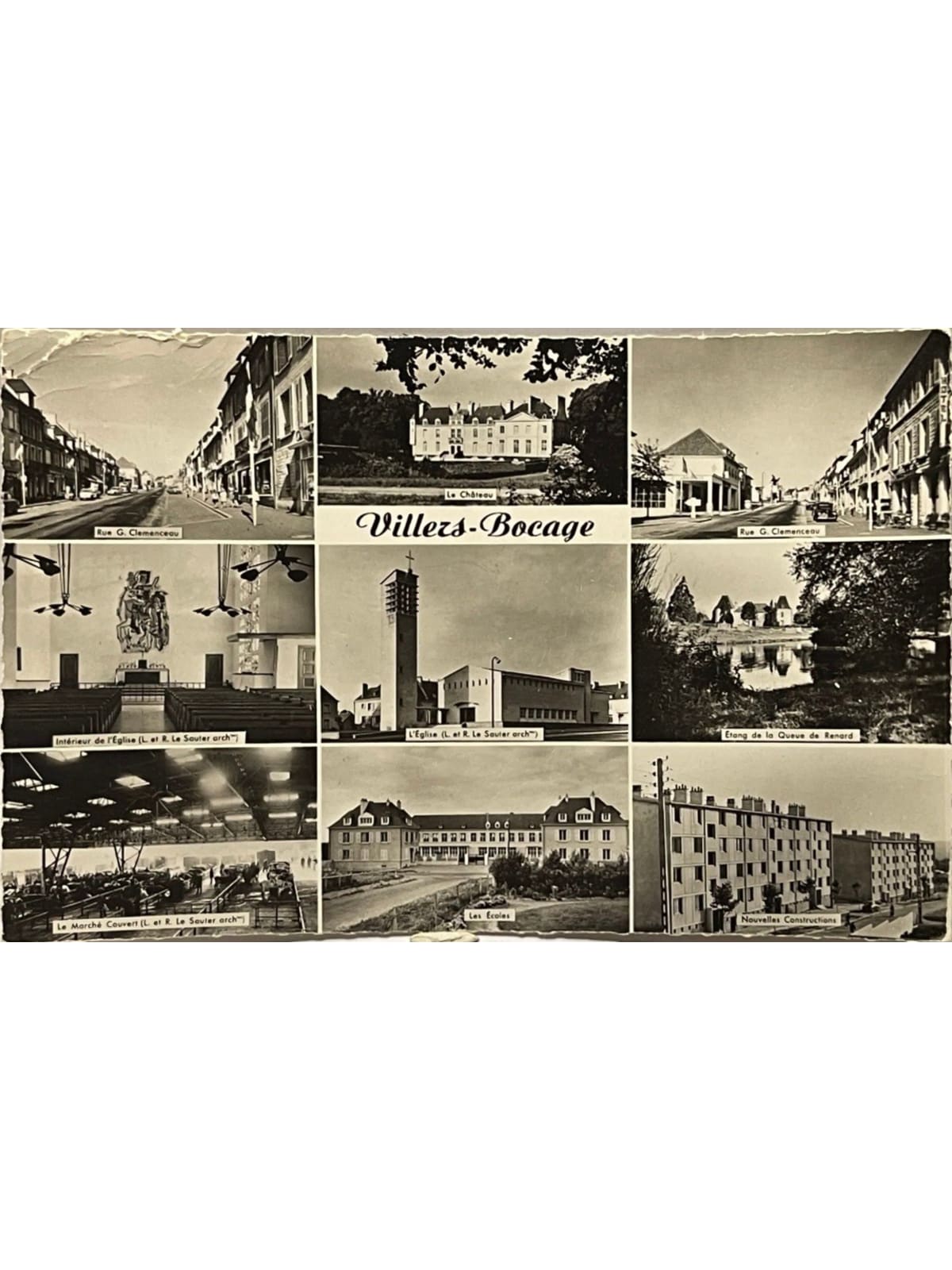 Recto de la carte postale
