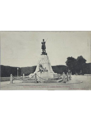 Saint-Maixent-l'École – Statue du colonel Denfert-Rochereau – CPA ancienne