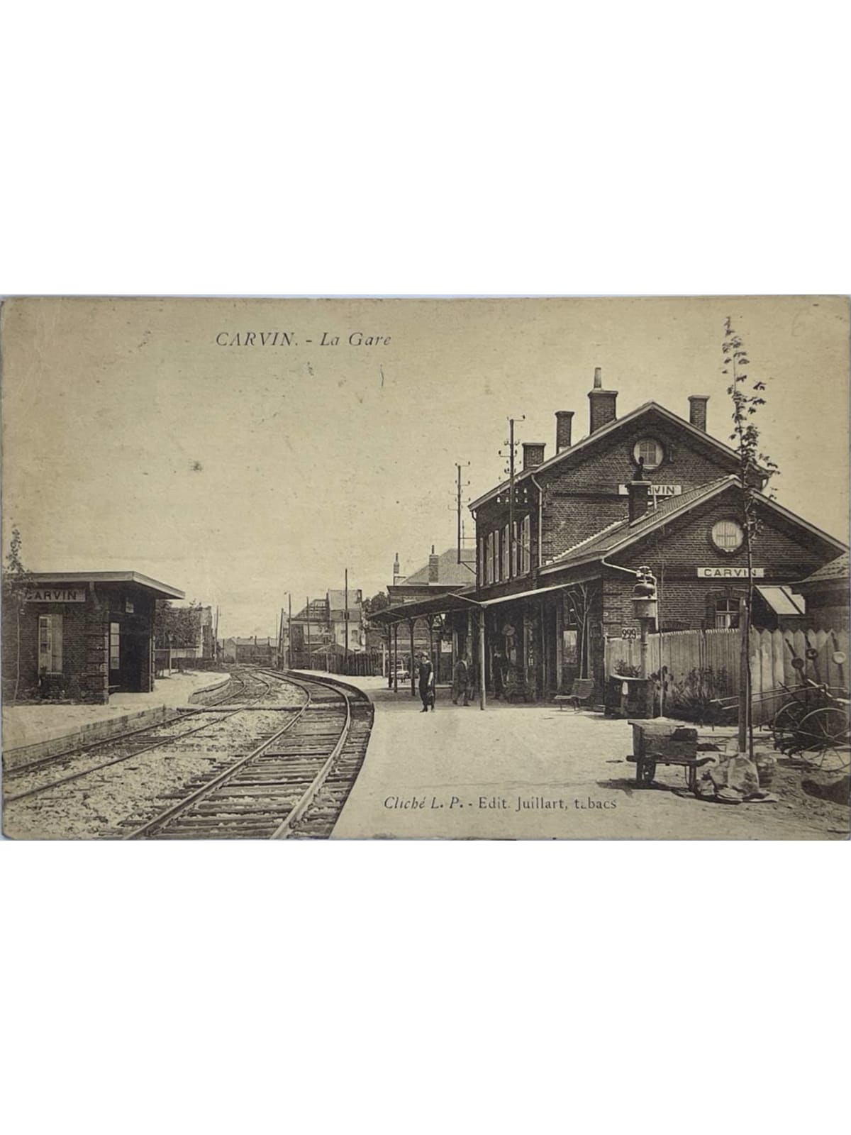 Recto de la carte postale