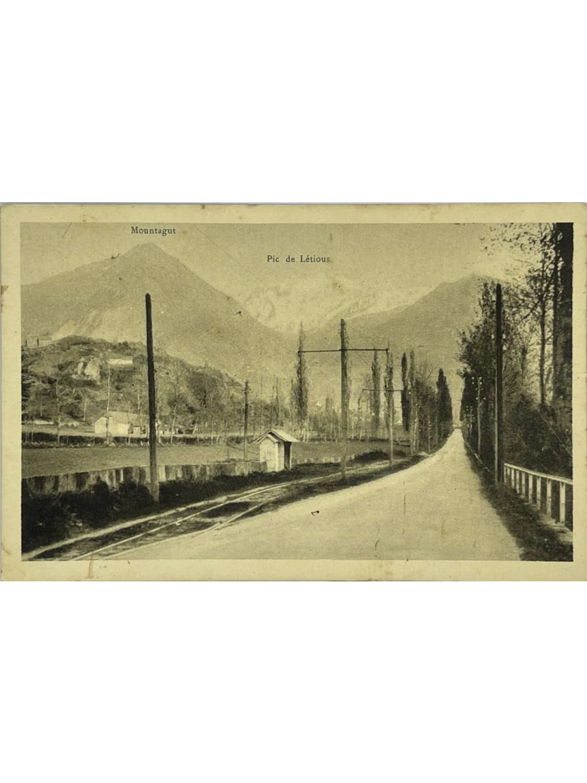 Recto de la carte postale