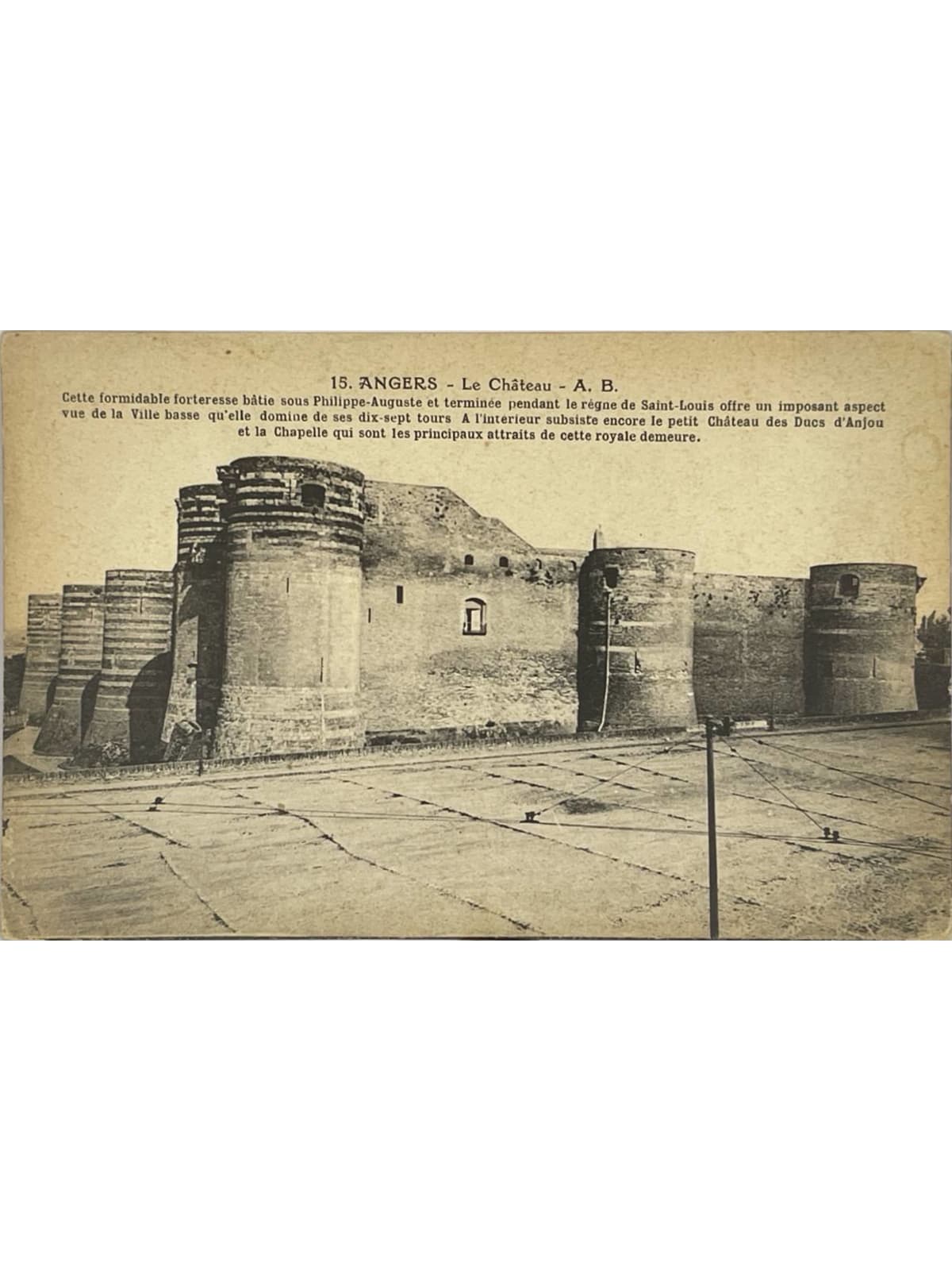 Recto de la carte postale