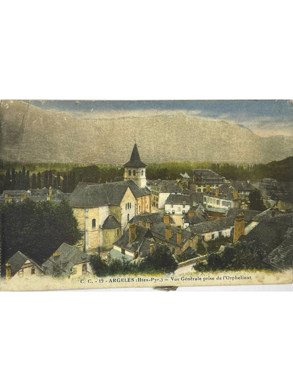 Recto de la carte postale