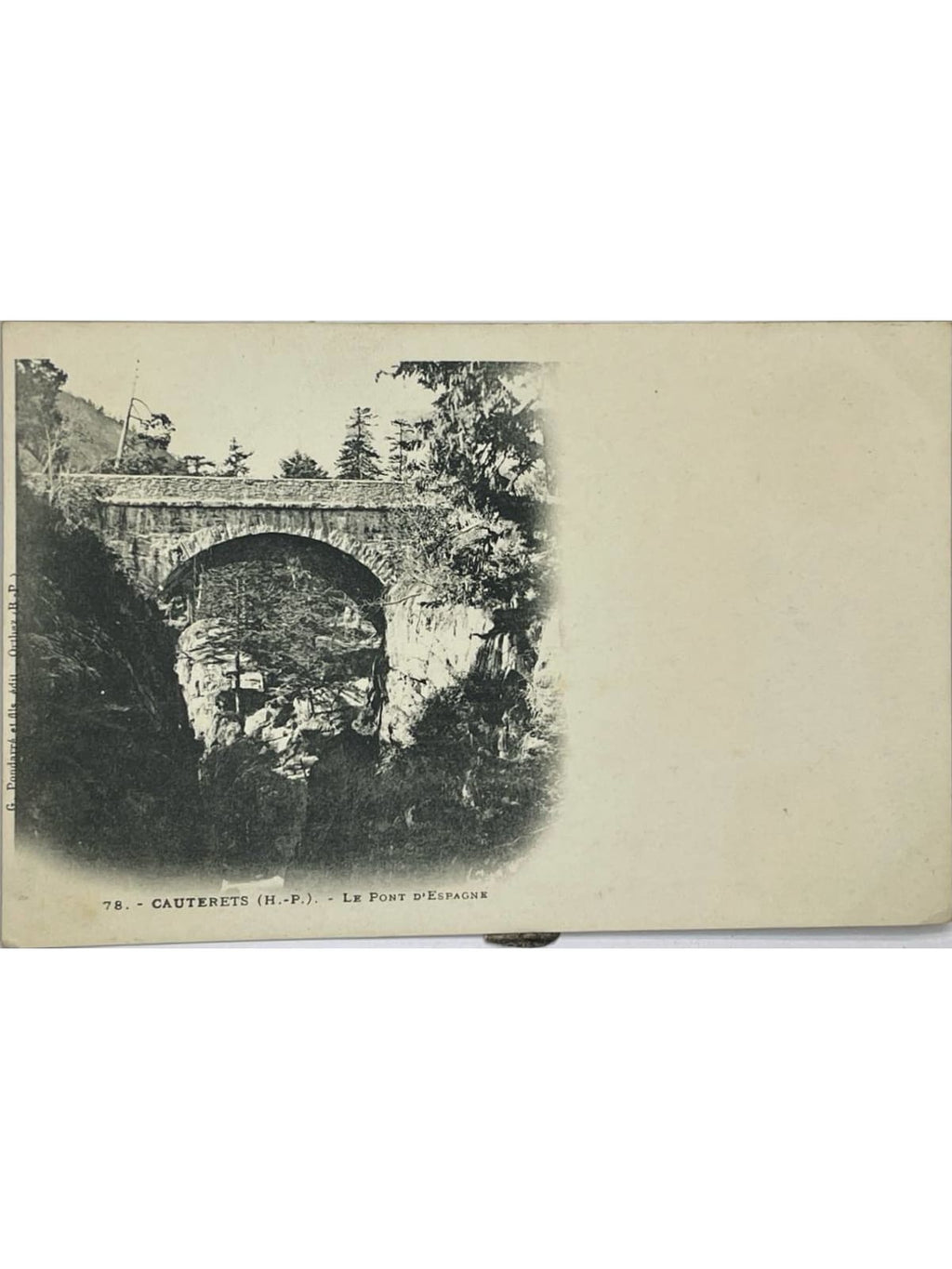 Recto de la carte postale