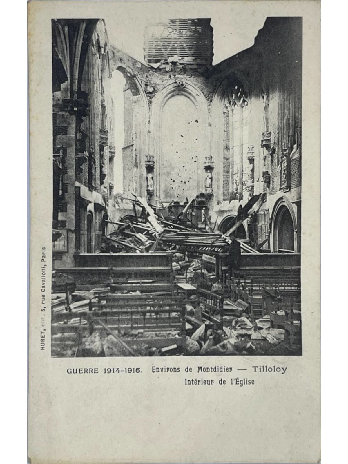 Recto de la carte postale