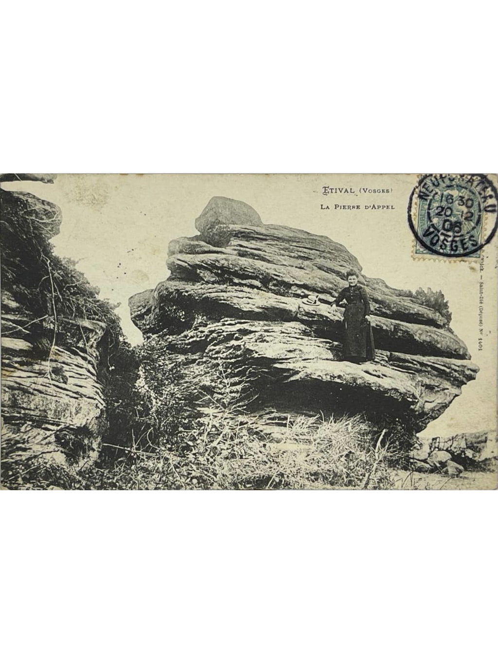 Recto de la carte postale
