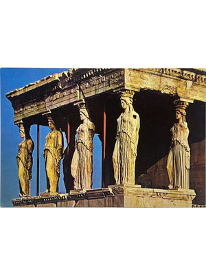 Athènes – Les Caryatides de l'Érechthéion, Acropole – CPSM