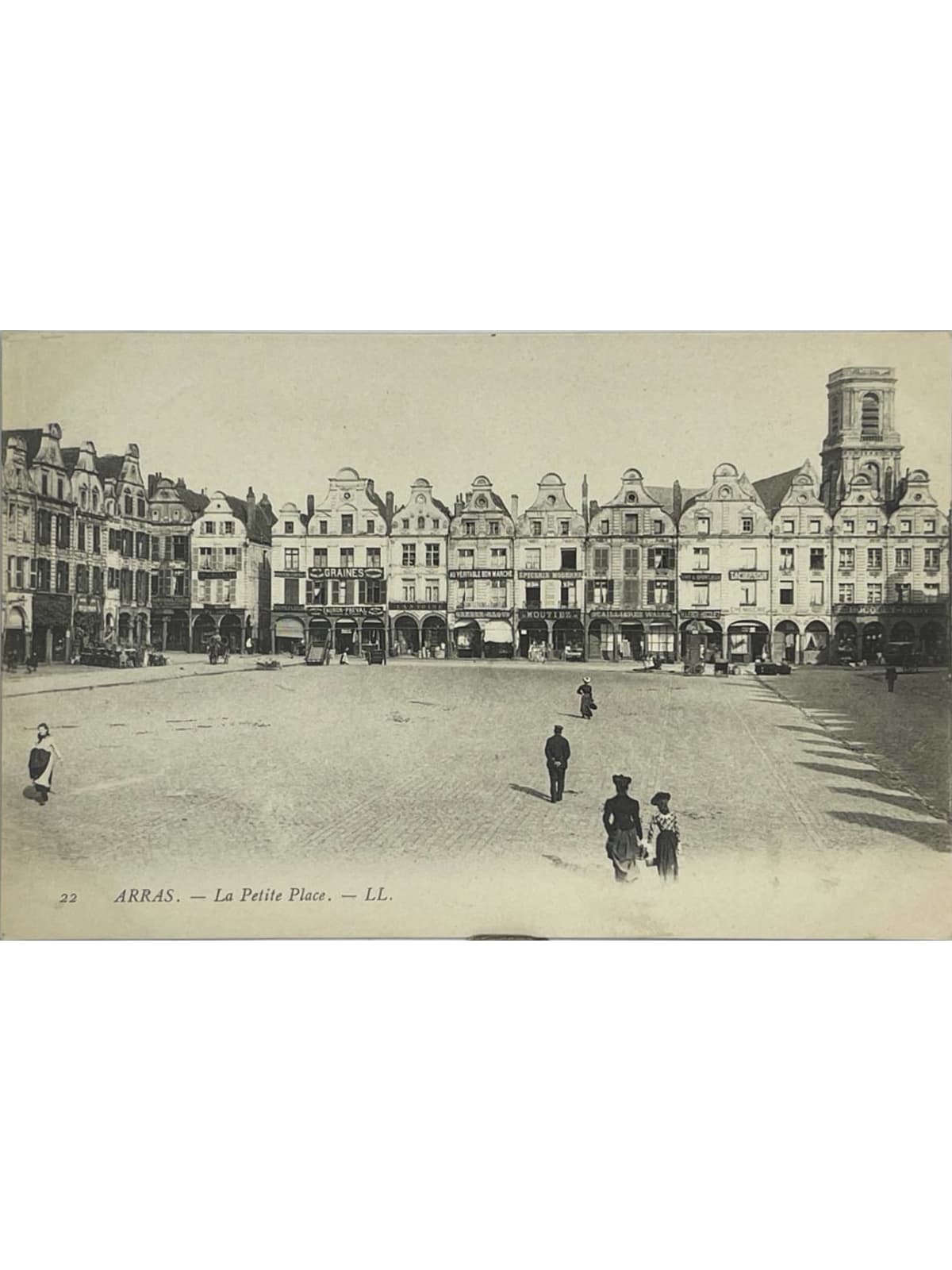 Recto de la carte postale