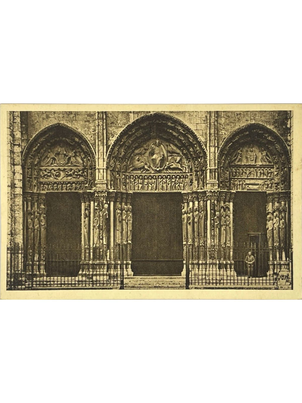 Recto de la carte postale